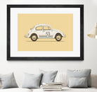 Famous Car #4 - VW Beetle by Florent Bodart on GIANT ART - digital drawing