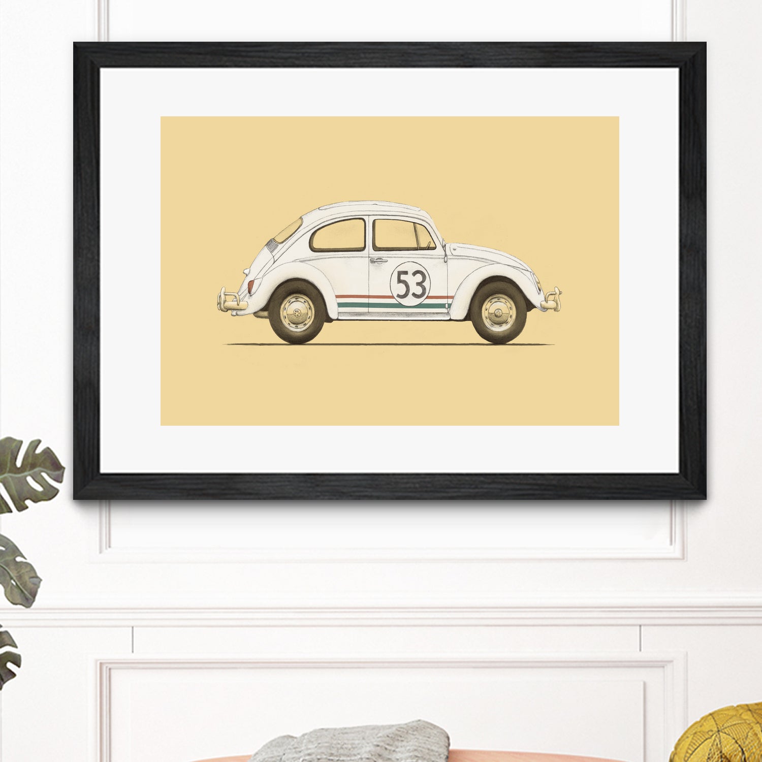 Famous Car #4 - VW Beetle by Florent Bodart on GIANT ART - digital drawing