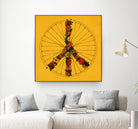 Peace & Bike (Colors) by Florent Bodart on GIANT ART - digital drawing