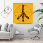 Peace & Bike (Colors) by Florent Bodart on GIANT ART - digital drawing