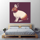 Lapin Catcheur (Rabbit Wrestler) by Florent Bodart on GIANT ART - digital drawing