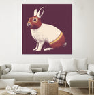 Lapin Catcheur (Rabbit Wrestler) by Florent Bodart on GIANT ART - digital drawing