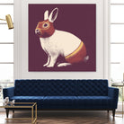 Lapin Catcheur (Rabbit Wrestler) by Florent Bodart on GIANT ART - digital drawing