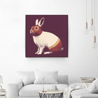 Lapin Catcheur (Rabbit Wrestler) by Florent Bodart on GIANT ART - digital drawing