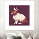 Lapin Catcheur (Rabbit Wrestler) by Florent Bodart on GIANT ART - digital drawing