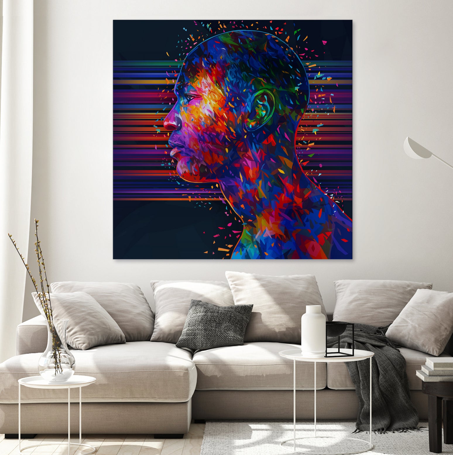 Abstract Jordan by Alessandro Pautasso on GIANT ART - fuchsia digital painting