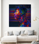 Abstract Jordan by Alessandro Pautasso on GIANT ART - fuchsia digital painting