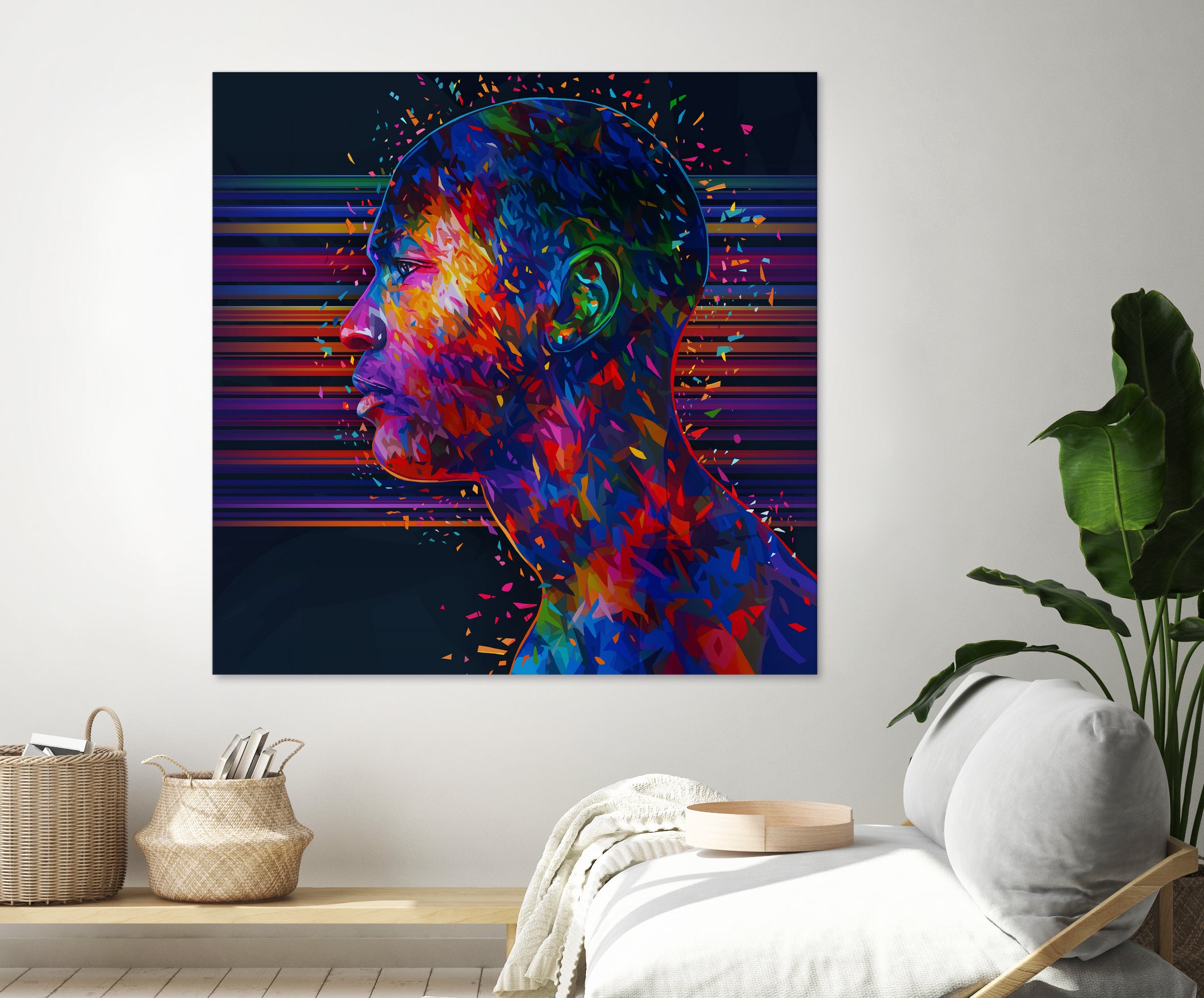 Abstract Jordan by Alessandro Pautasso on GIANT ART - fuchsia digital painting