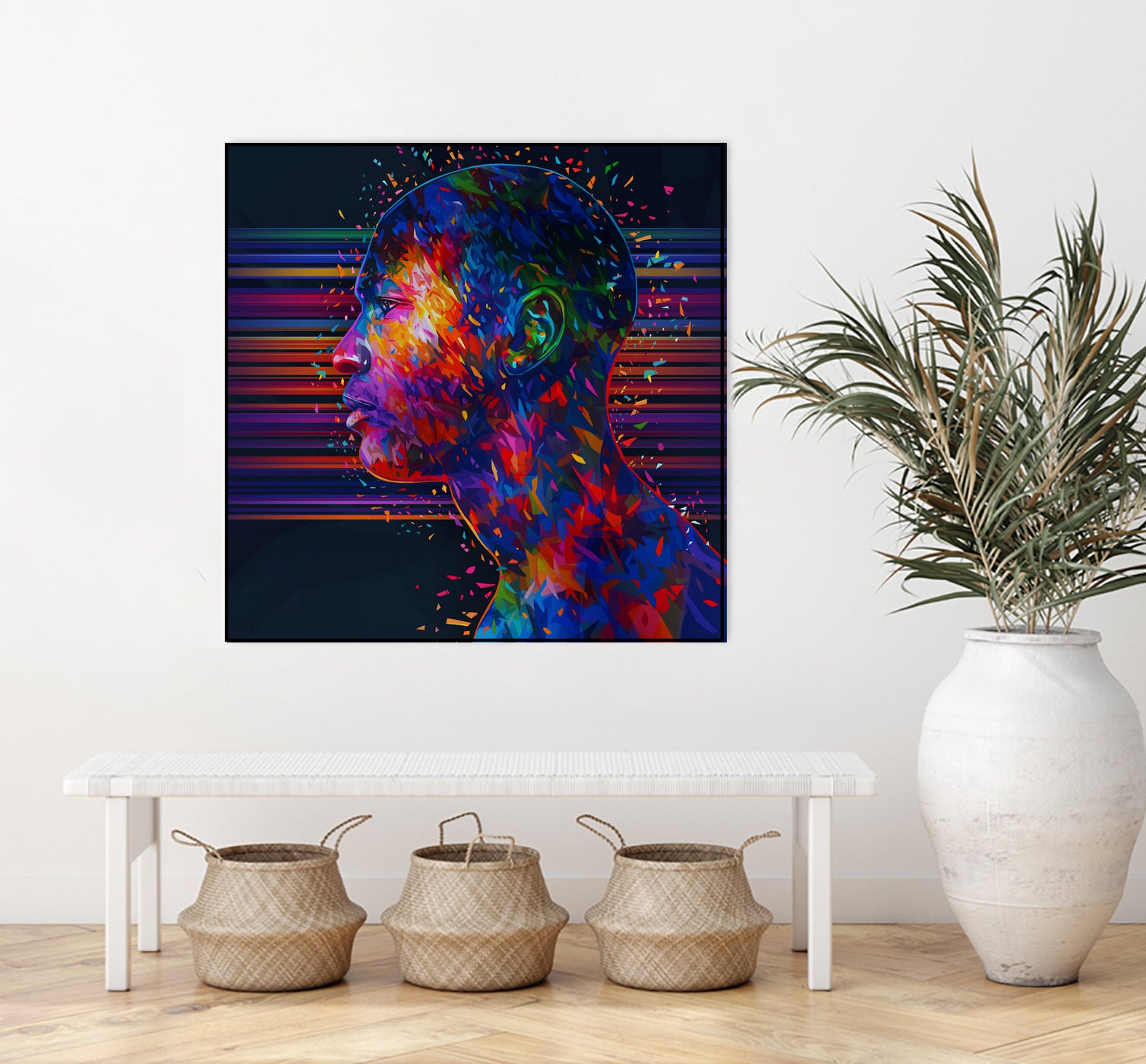 Abstract Jordan by Alessandro Pautasso on GIANT ART - fuchsia digital painting