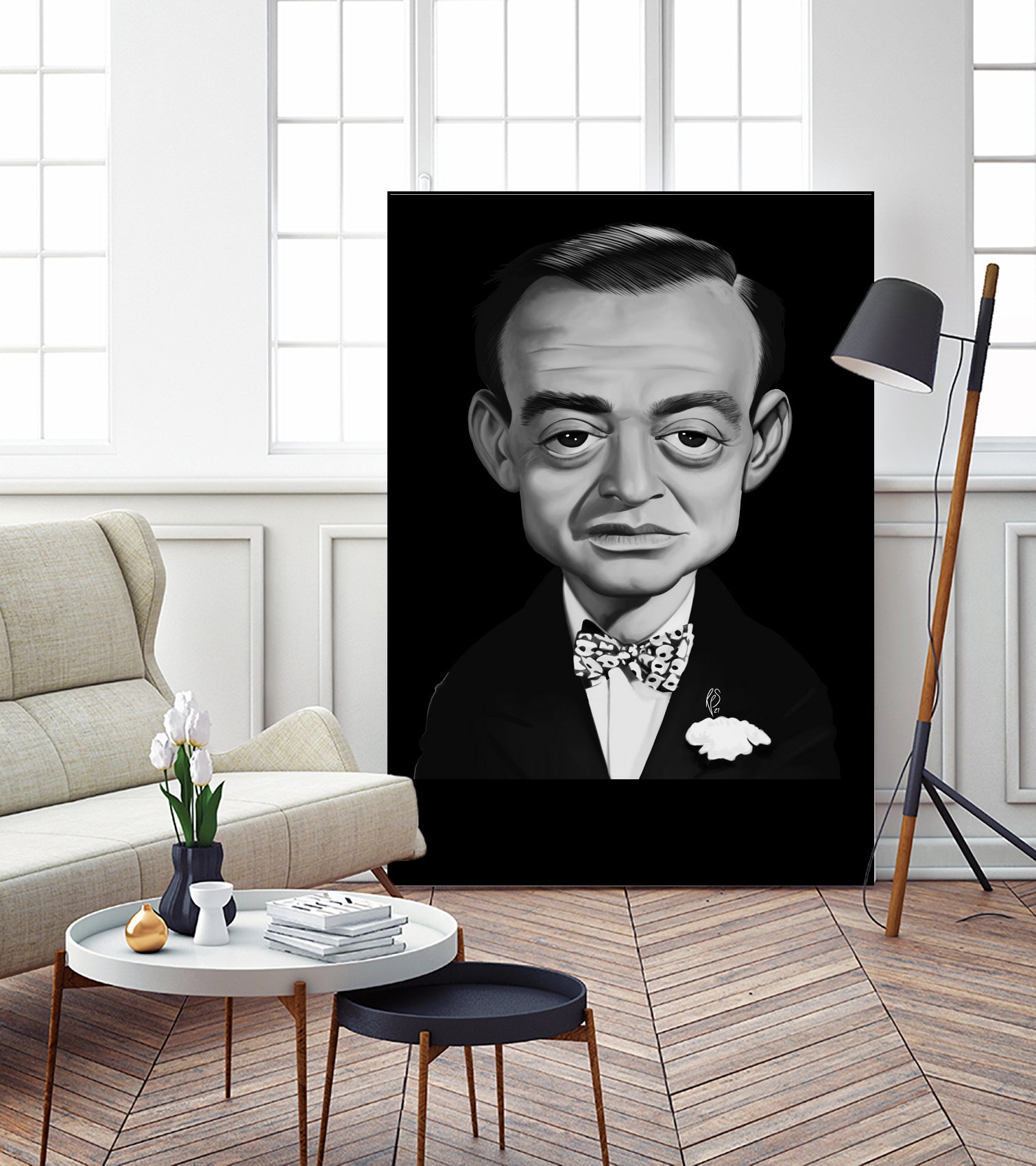 Peter Lorre by Rob Snow on GIANT ART - black digital painting