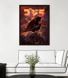 GODZILLA by Ibal Hirata on GIANT ART - black digital painting