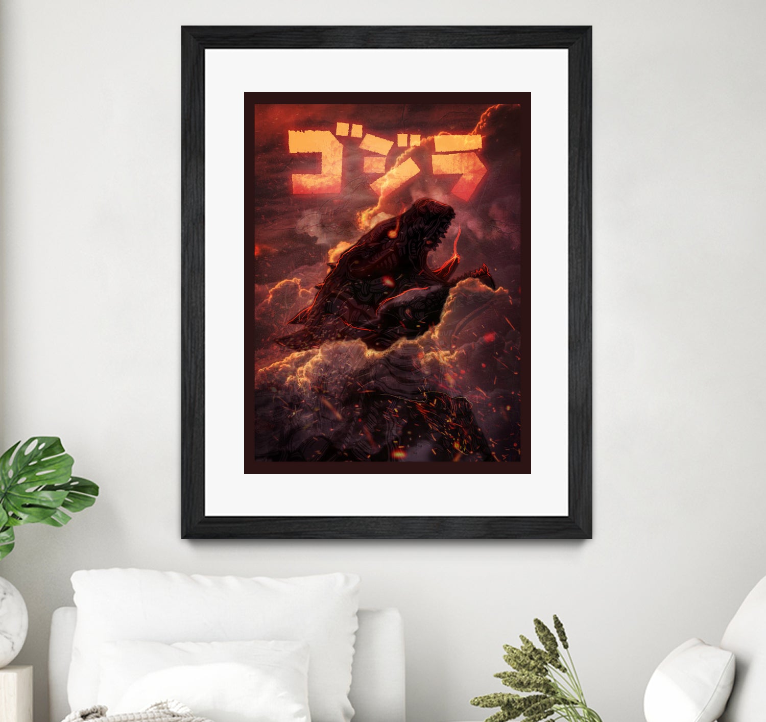 GODZILLA by Ibal Hirata on GIANT ART - black digital painting