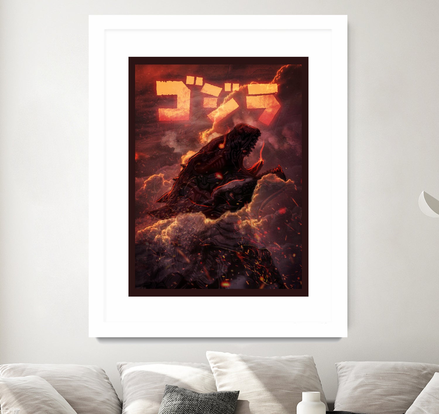 GODZILLA by Ibal Hirata on GIANT ART - black digital painting