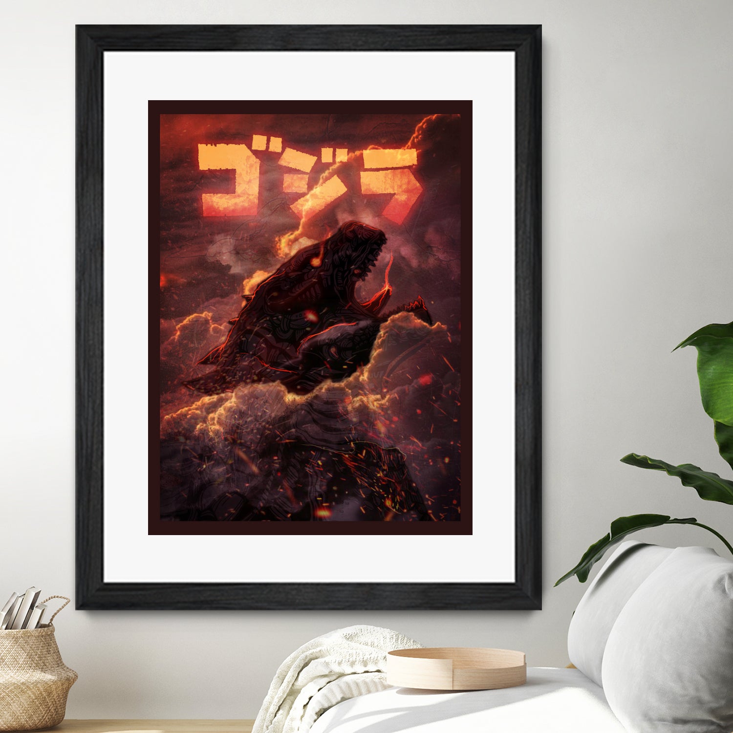 GODZILLA by Ibal Hirata on GIANT ART - black digital painting