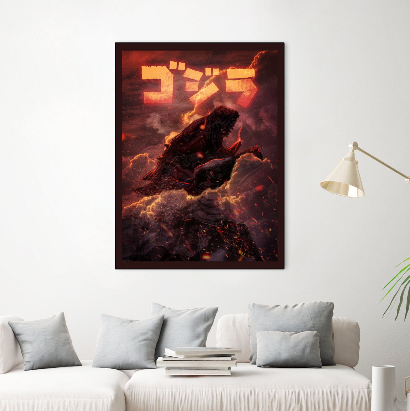 GODZILLA by Ibal Hirata on GIANT ART - black digital painting