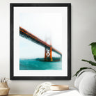 bridge and bay view at Golden Gate Bridge, San Francisco by sutee monchitnukul on GIANT ART - red photo manipulation