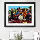 Sgt Marvels Superhero Club Band by Dan Avenell on GIANT ART - black digital painting