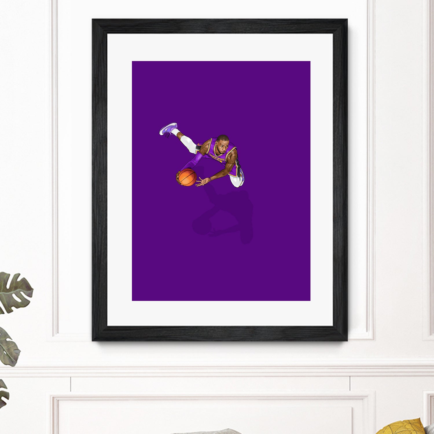 Frequent Fliers / LeBron by Jason Ratliff on GIANT ART - fuchsia digital painting