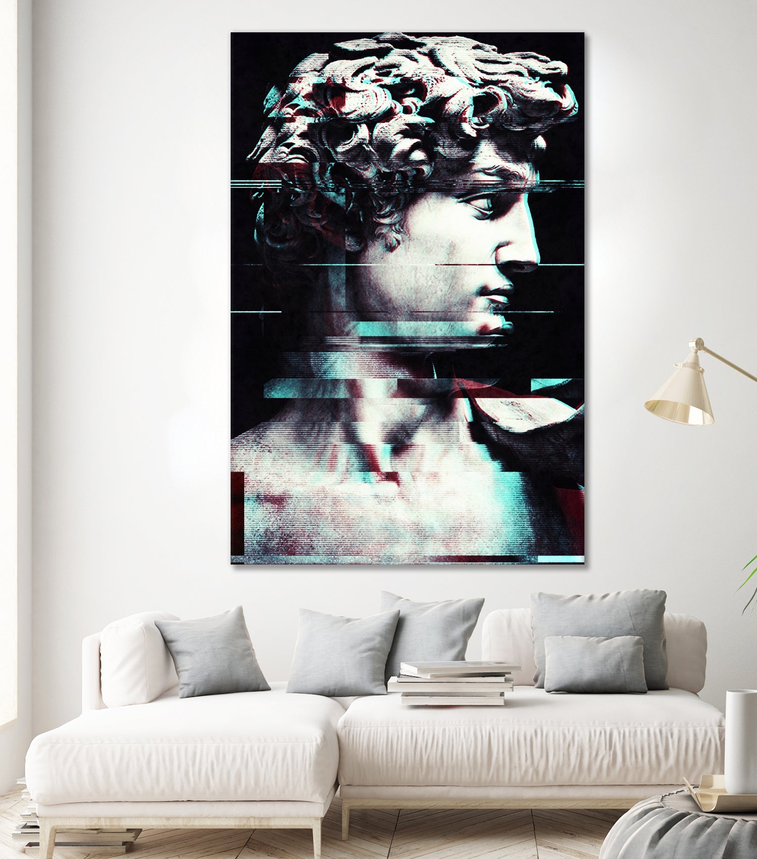 Abstract fractions of David by Menelaos Trompoukis on GIANT ART - black digital painting