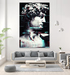 Abstract fractions of David by Menelaos Trompoukis on GIANT ART - black digital painting