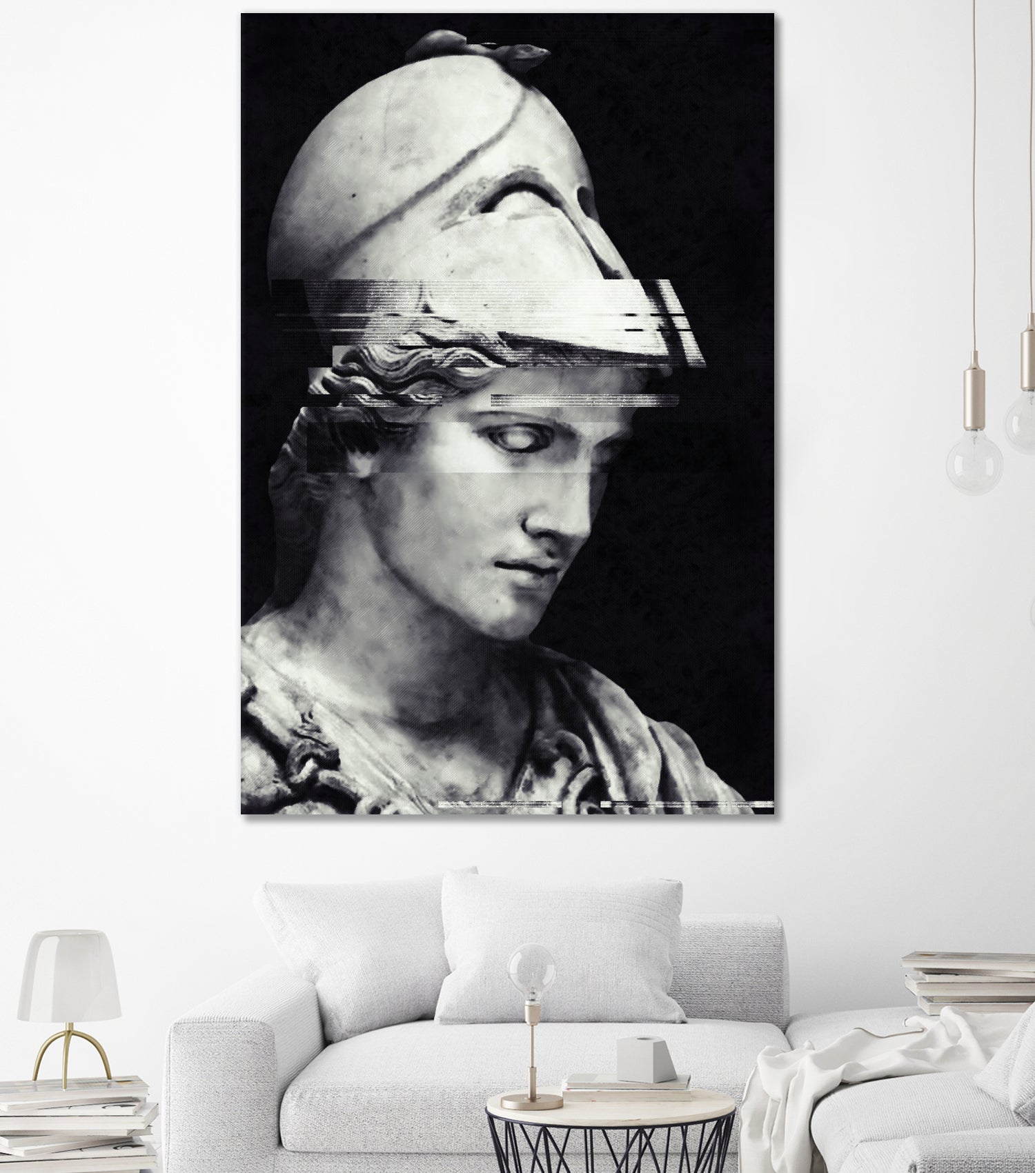 Pallas Athena by Menelaos Trompoukis on GIANT ART - black digital painting