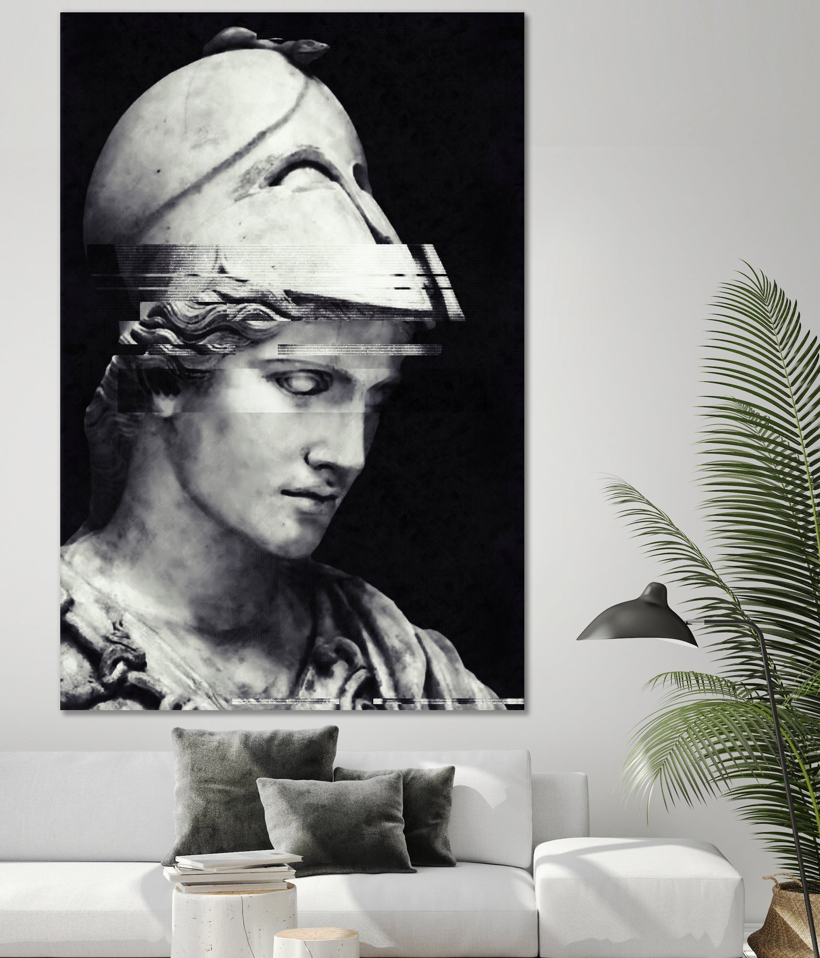 Pallas Athena by Menelaos Trompoukis on GIANT ART - black digital painting