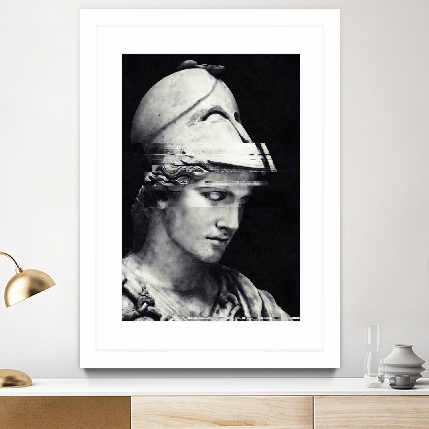 Pallas Athena by Menelaos Trompoukis on GIANT ART - black digital painting