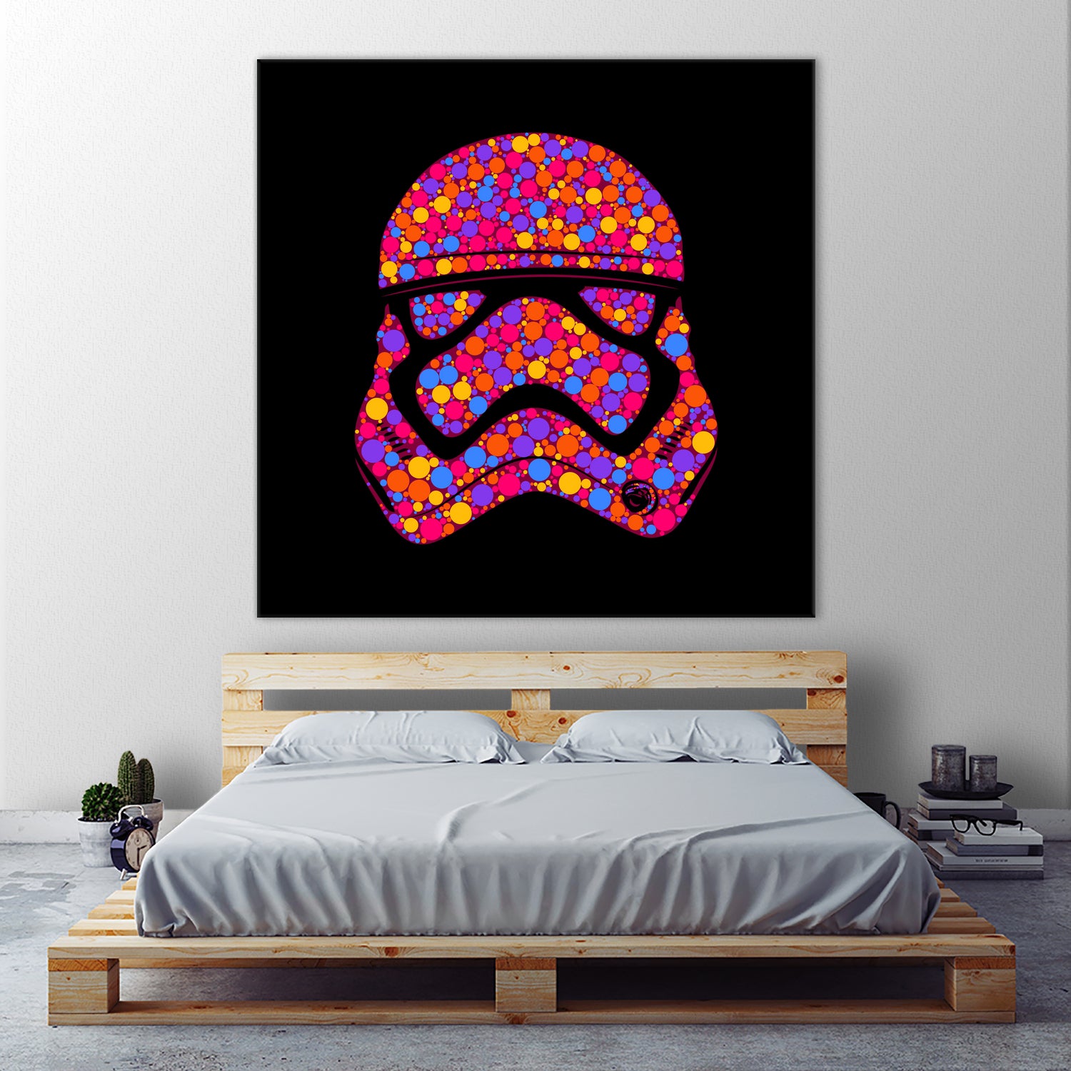 Stormtrooper | Star Wars | Pop Art by William Cuccio on GIANT ART - pink digital painting