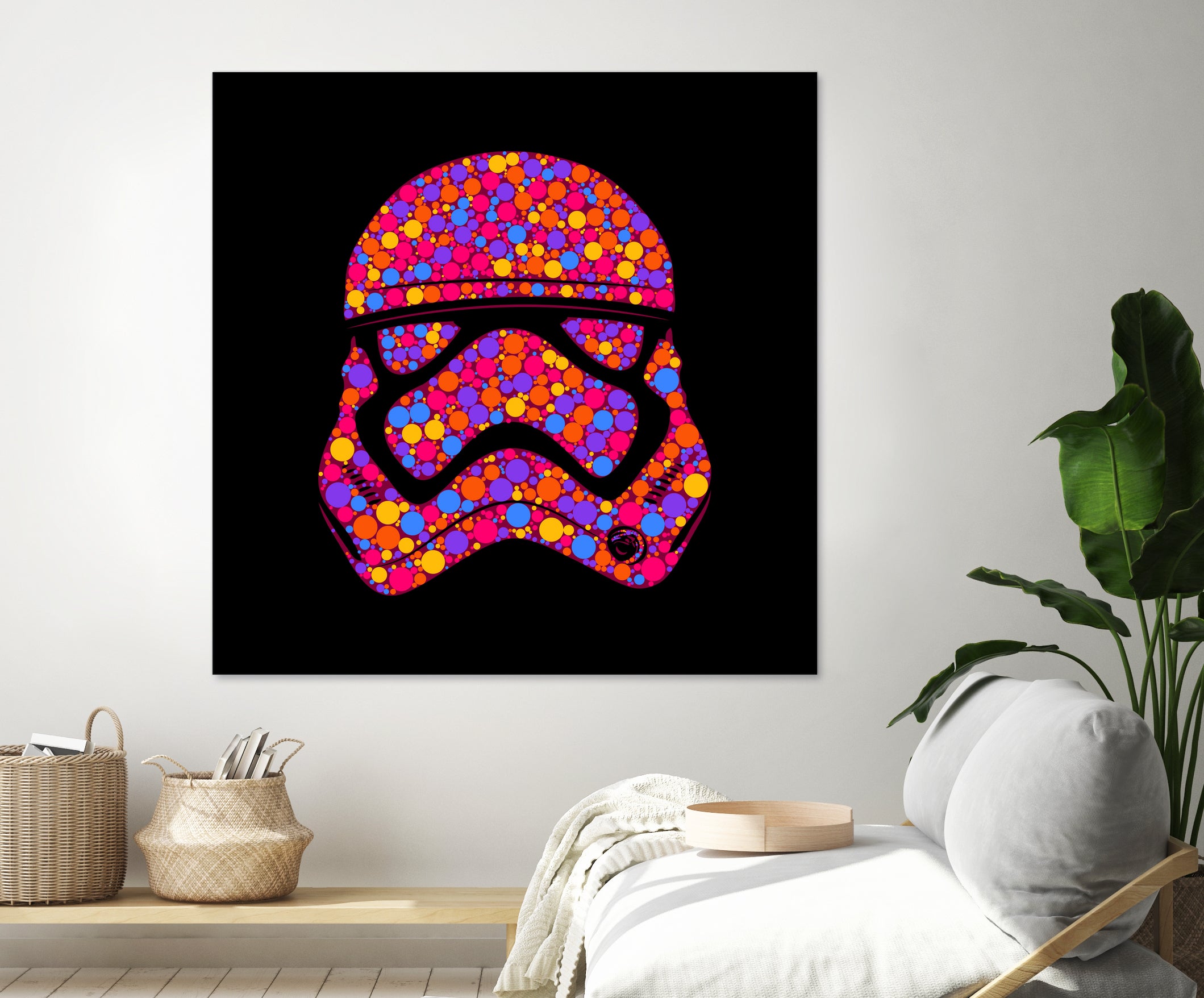 Stormtrooper | Star Wars | Pop Art by William Cuccio on GIANT ART - pink digital painting