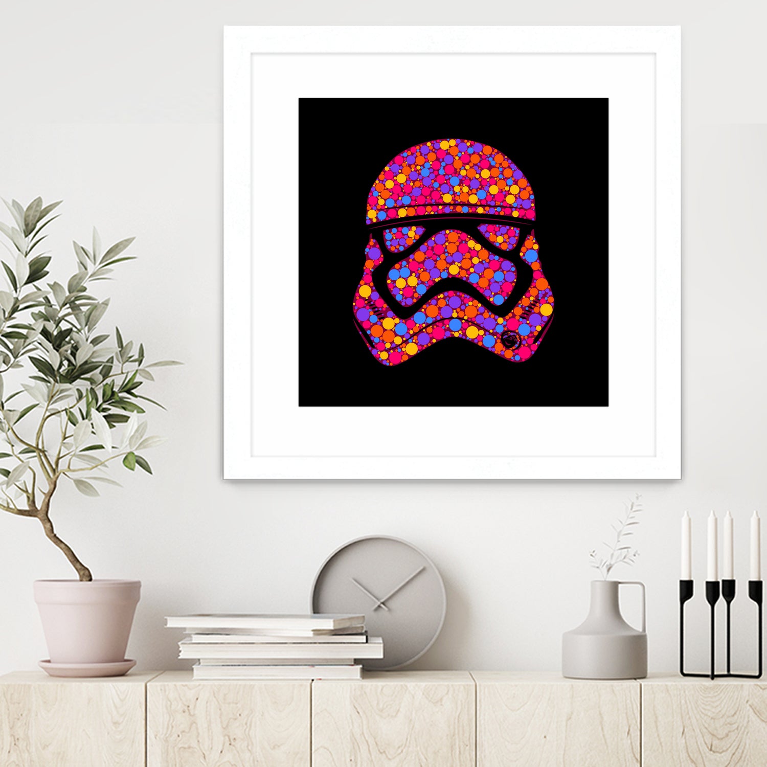 Stormtrooper | Star Wars | Pop Art by William Cuccio on GIANT ART - pink digital painting