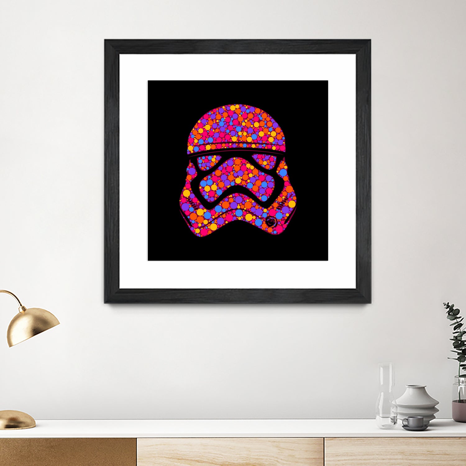 Stormtrooper | Star Wars | Pop Art by William Cuccio on GIANT ART - pink digital painting