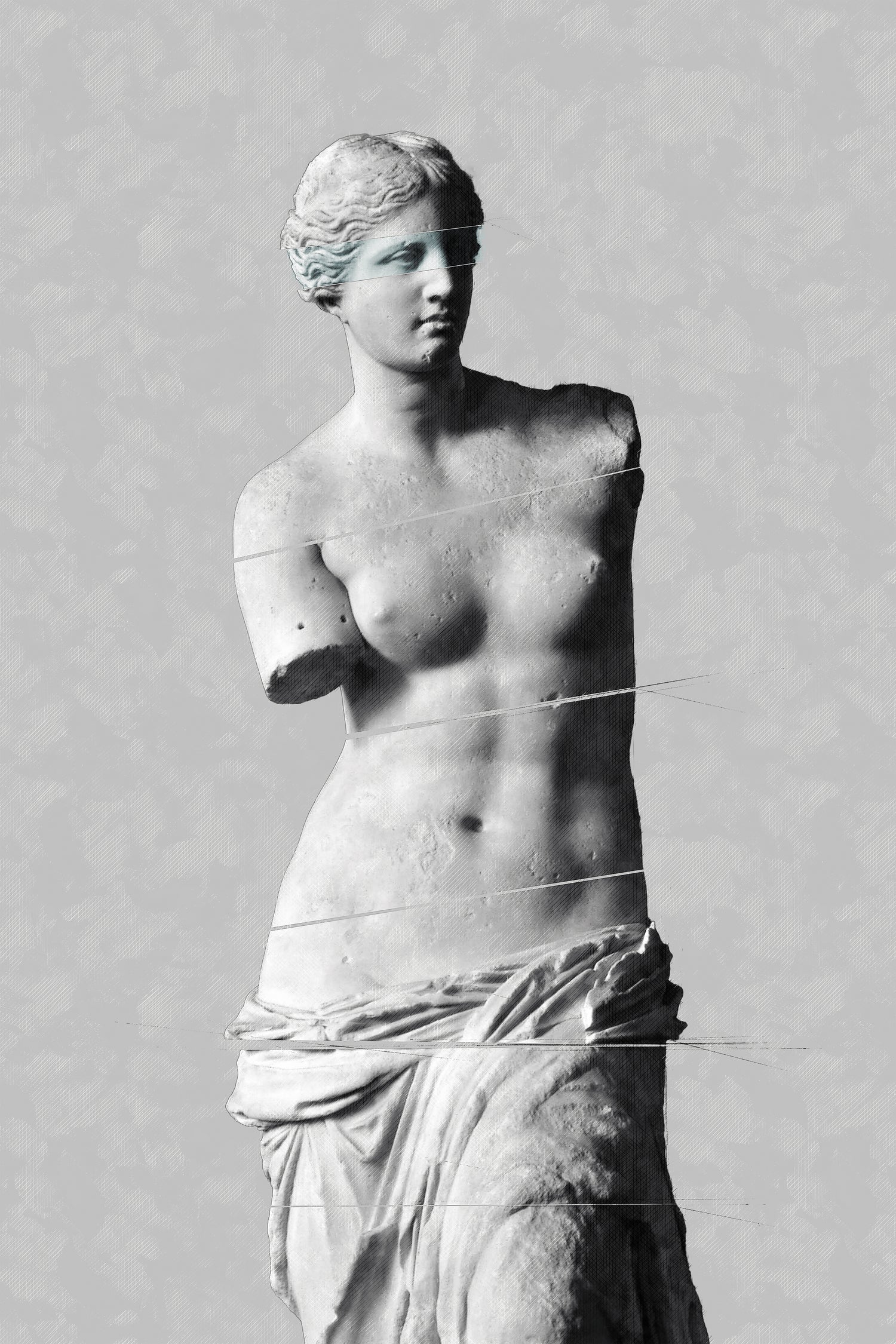 Venus de Milo by Menelaos Trompoukis on GIANT ART - gray digital drawing