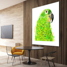 Green Parrot by Reid Harrison on GIANT ART - green digital painting