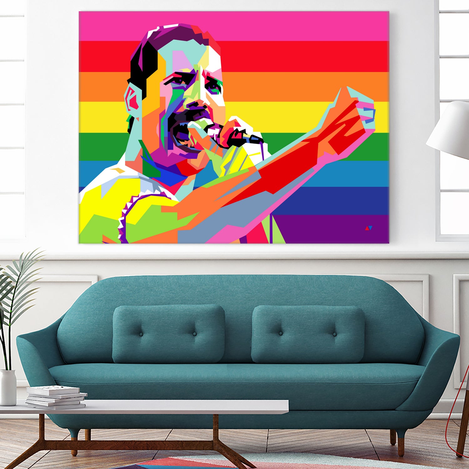 freddy mercury pride by Ahmad Nusyirwan on GIANT ART - yellow digital drawing