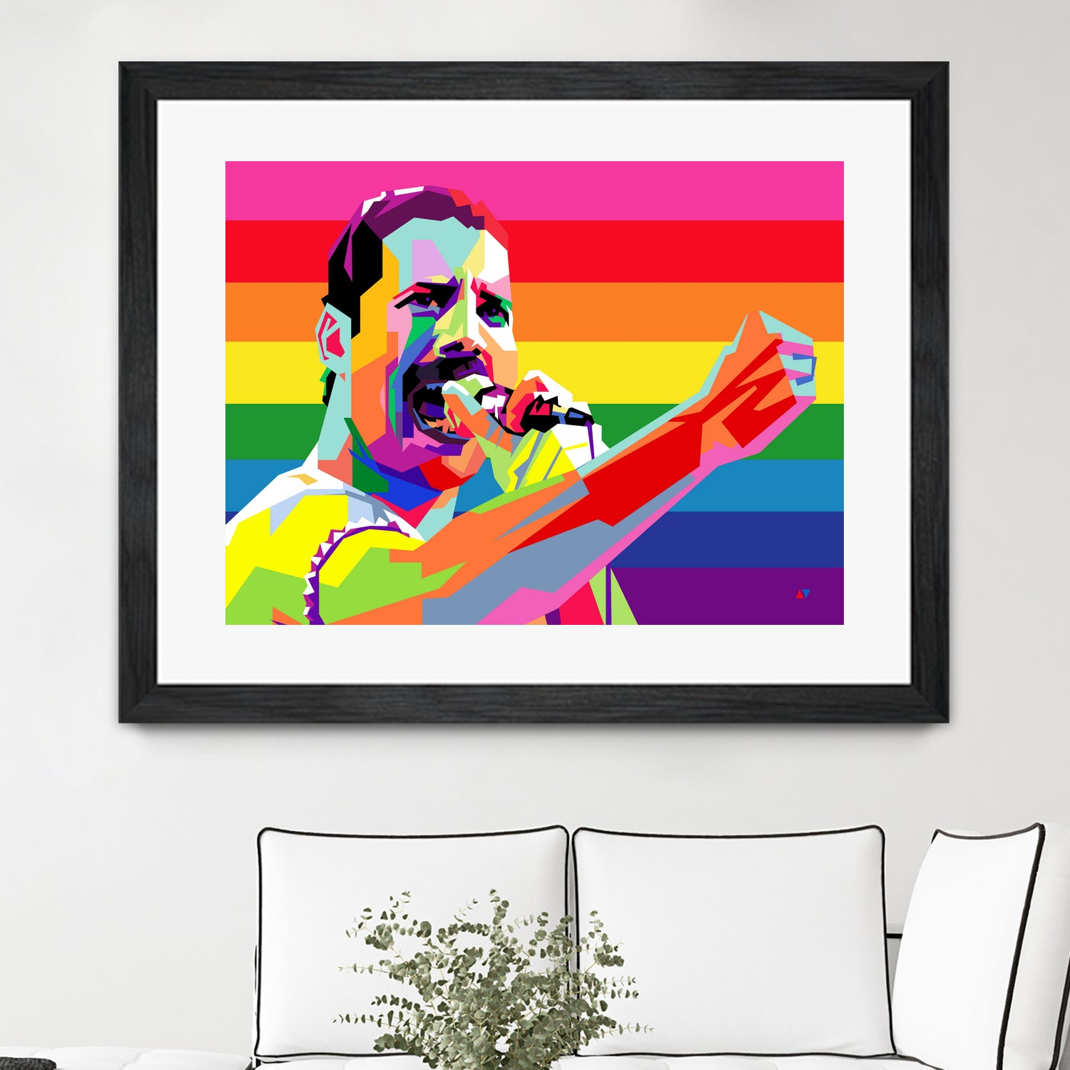 freddy mercury pride by Ahmad Nusyirwan on GIANT ART - yellow digital drawing