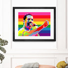 freddy mercury pride by Ahmad Nusyirwan on GIANT ART - yellow digital drawing