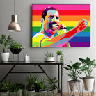 freddy mercury pride by Ahmad Nusyirwan on GIANT ART - yellow digital drawing