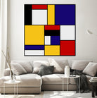 Mondrian De Stijl by Saadana Shanmukam on GIANT ART - yellow digital drawing