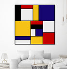 Mondrian De Stijl by Saadana Shanmukam on GIANT ART - yellow digital drawing