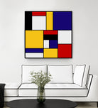 Mondrian De Stijl by Saadana Shanmukam on GIANT ART - yellow digital drawing