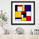 Mondrian De Stijl by Saadana Shanmukam on GIANT ART - yellow digital drawing