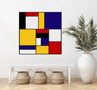 Mondrian De Stijl by Saadana Shanmukam on GIANT ART - yellow digital drawing