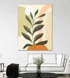 Earthy Tropical Foliage nº1 by Dominique Van Roey on GIANT ART - brown digital drawing