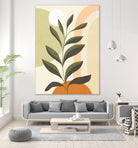 Earthy Tropical Foliage nº1 by Dominique Van Roey on GIANT ART - brown digital drawing