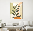 Earthy Tropical Foliage nº1 by Dominique Van Roey on GIANT ART - brown digital drawing