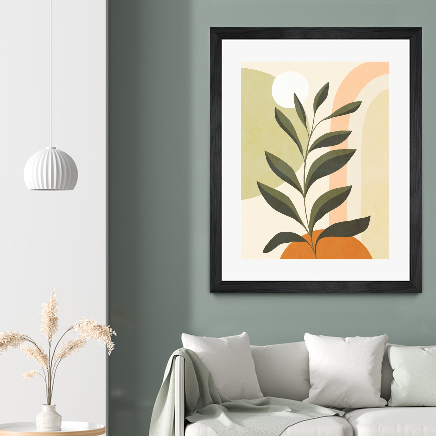 Earthy Tropical Foliage nº1 by Dominique Van Roey on GIANT ART - brown digital drawing