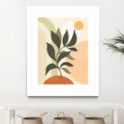 Earthy Tropical Foliage nº2 by Dominique Van Roey on GIANT ART - brown digital drawing