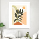 Earthy Tropical Foliage nº2 by Dominique Van Roey on GIANT ART - brown digital drawing