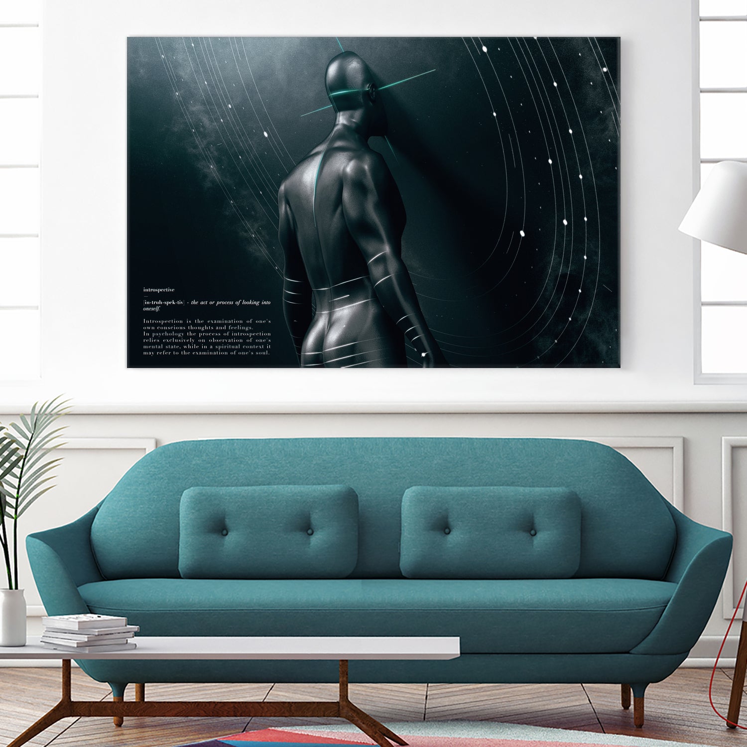 Space Man by Giulio Petrone on GIANT ART - black 3d art