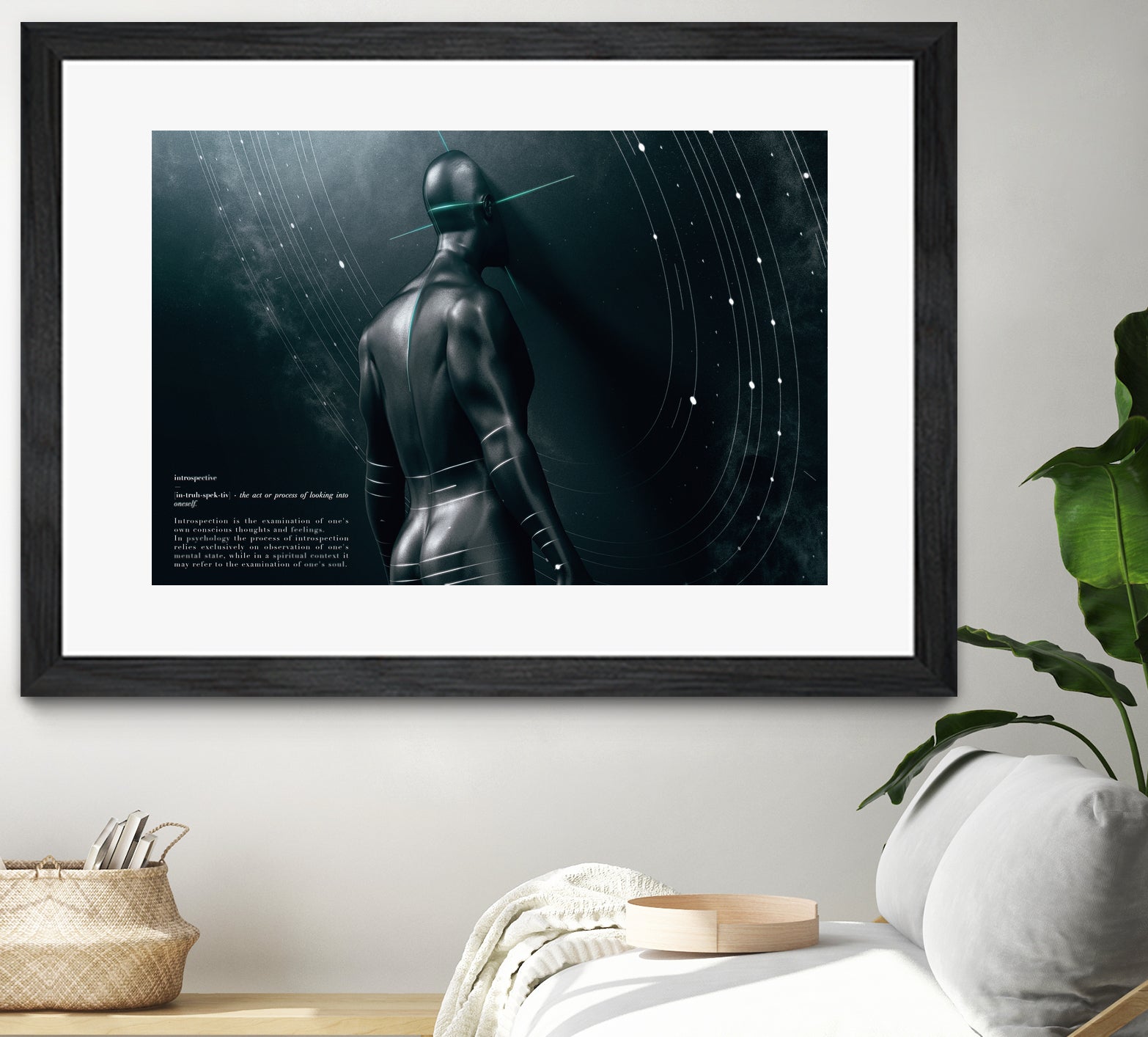 Space Man by Giulio Petrone on GIANT ART - black 3d art